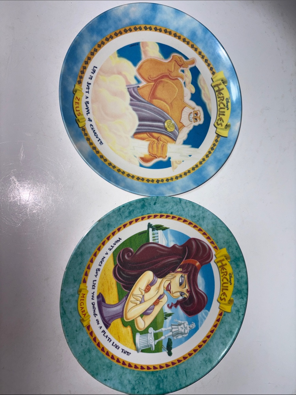 Hercules Disney Plates